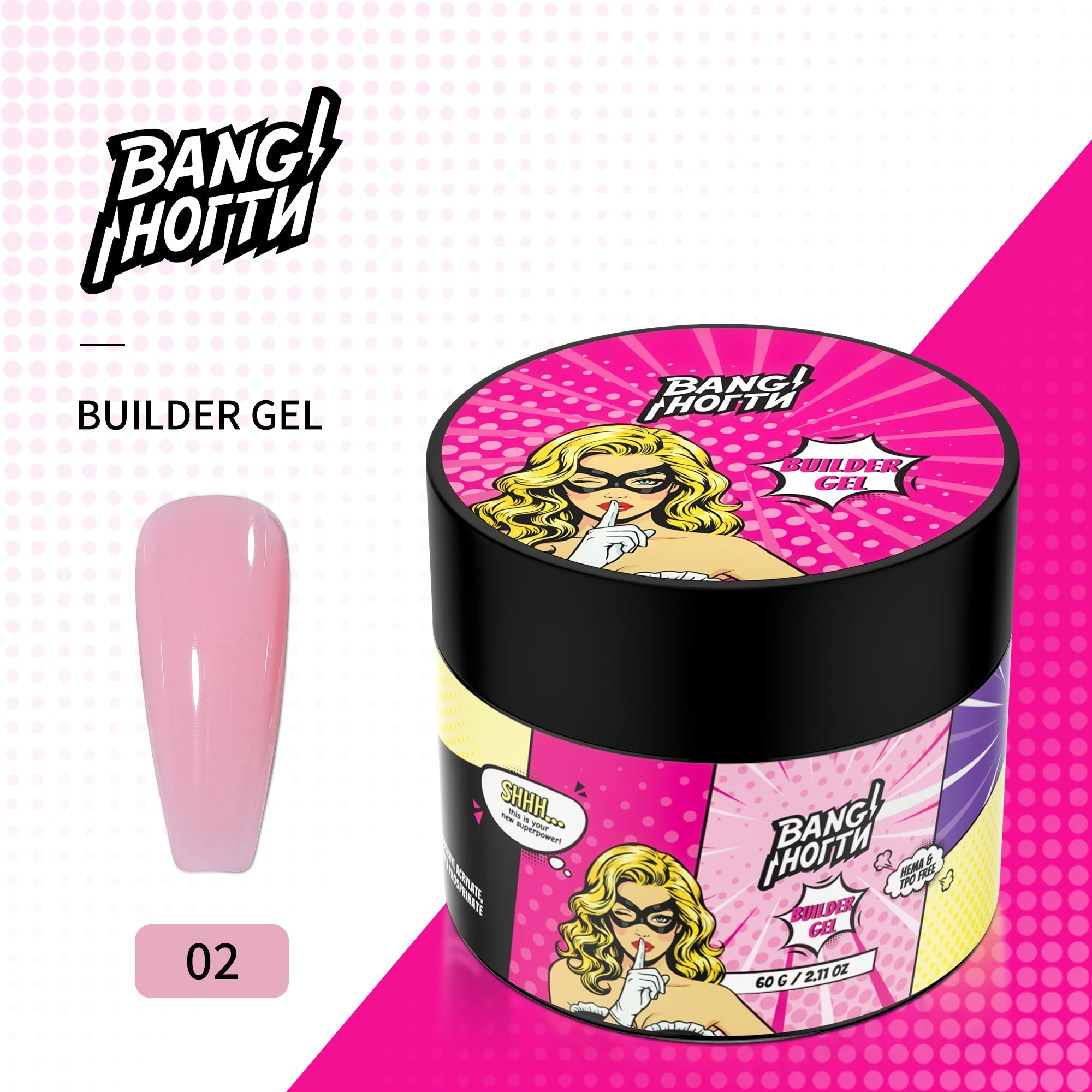 BANG - Builder Gel 60g - 02 - Brands of I.Z.M
