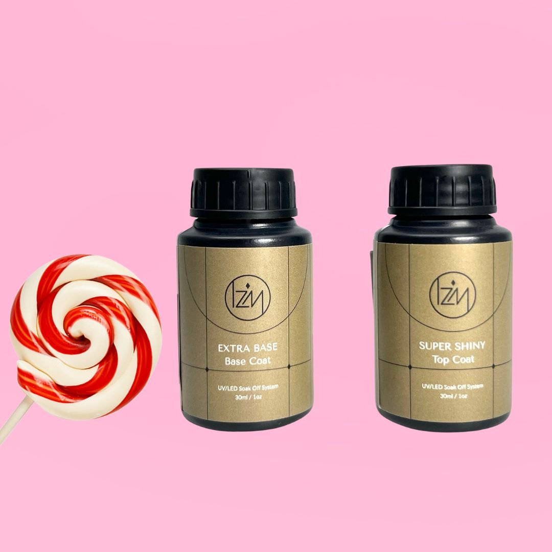 Extra Base 30ml + Top Super Shiny 30ml - Brands of I.Z.M