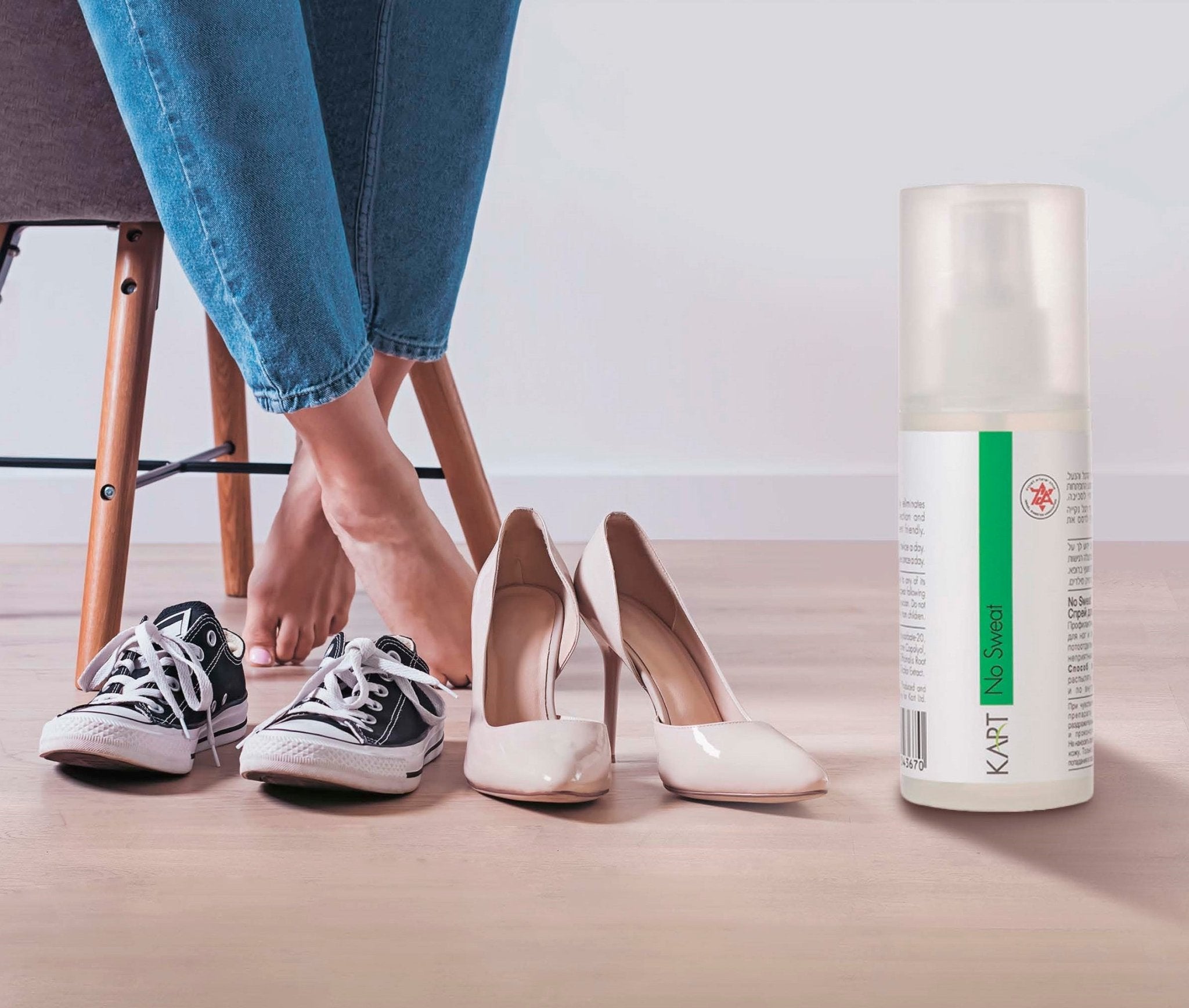 No Sweat — Fresh Feet Spray 150ml - Sprej za sveža stopala 🟡 - Brands of I.Z.M