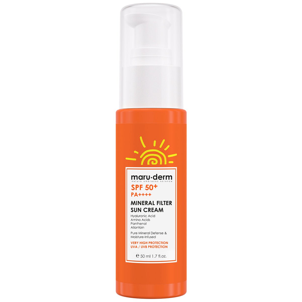 SPF 50+ Mineral Filter Sun Cream 50 ML - Brands of I.Z.M