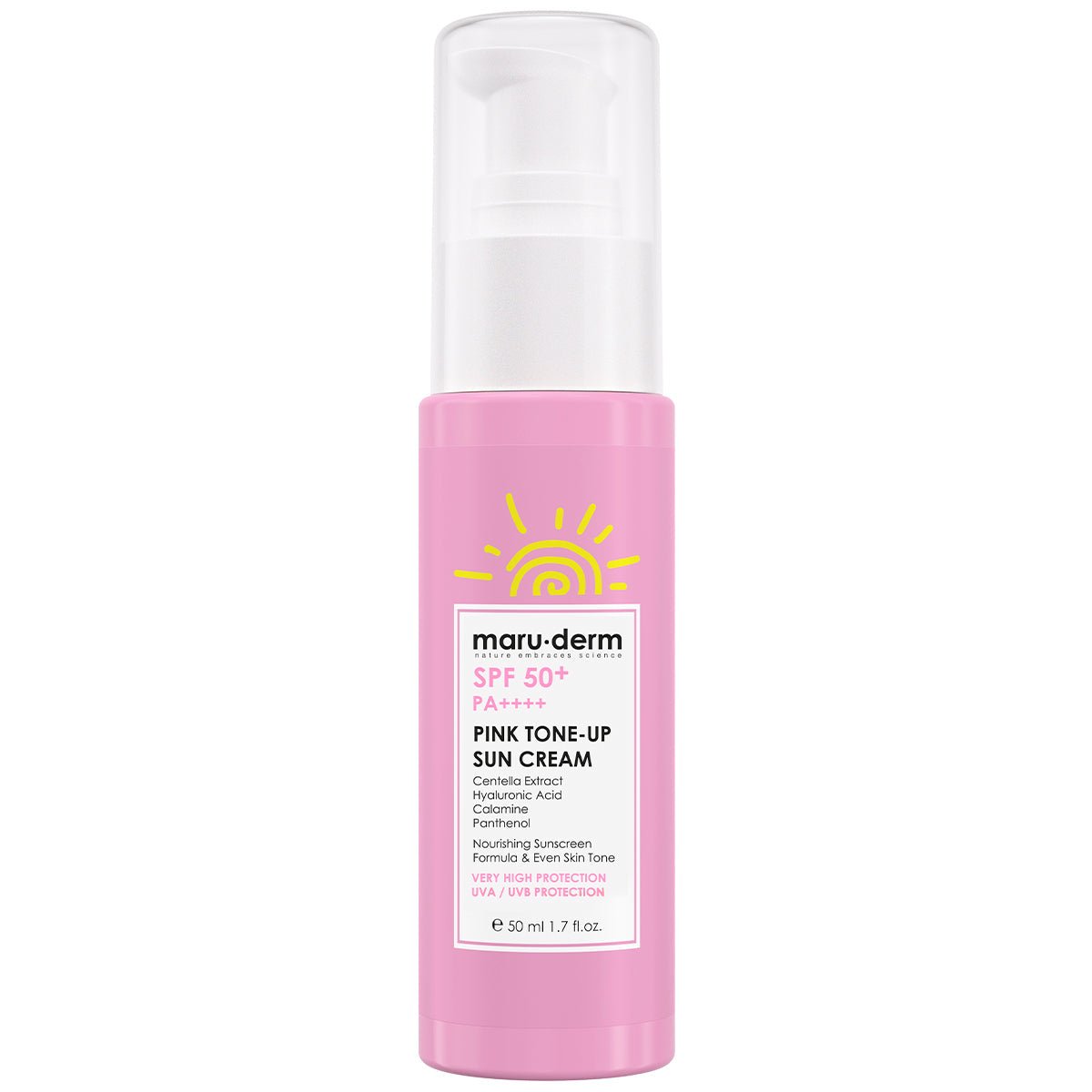 SPF 50+ Pink Tone - Up Sun Cream 50 ML - Brands of I.Z.M