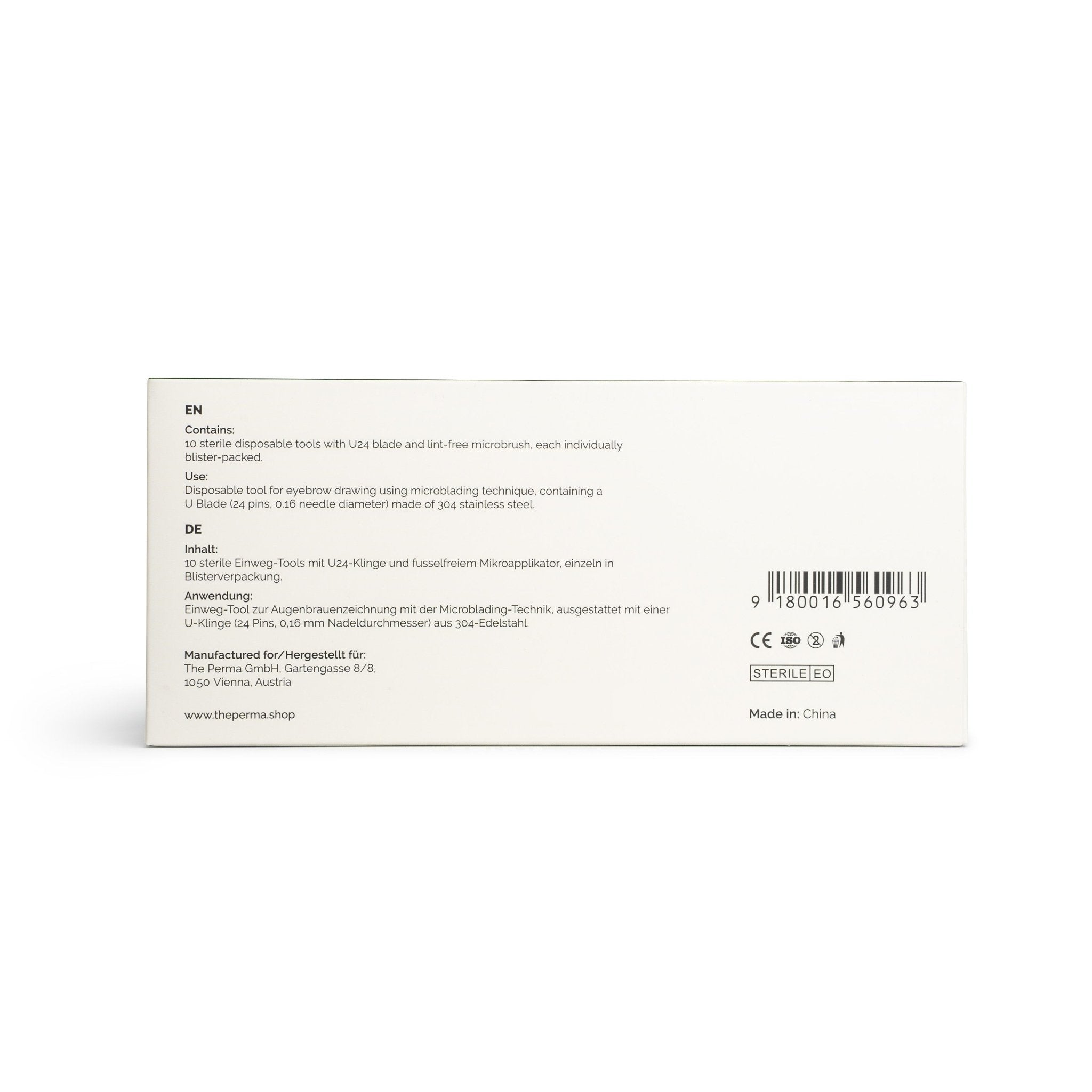 The Perma - Jednokratni Alat Za Mikroblading 10kom - U24 0.16 - Brands of I.Z.M