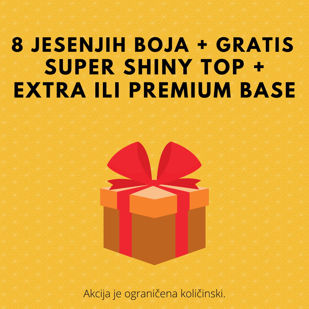 8 + Gratis Super Shiny Top i Extra/Premium Baza - Brands of I.Z.M