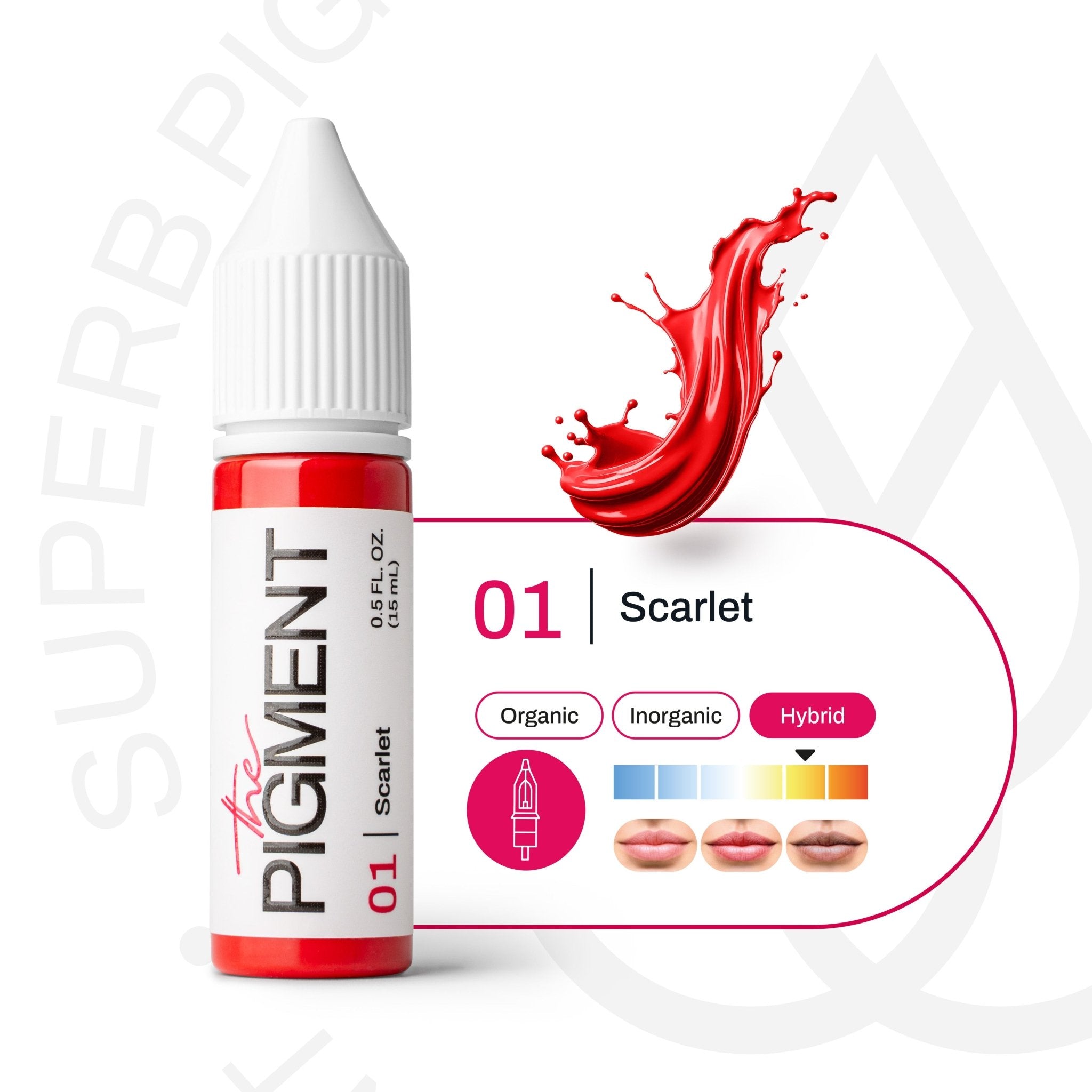01 Scarlet - 15ml - Brands of I.Z.M