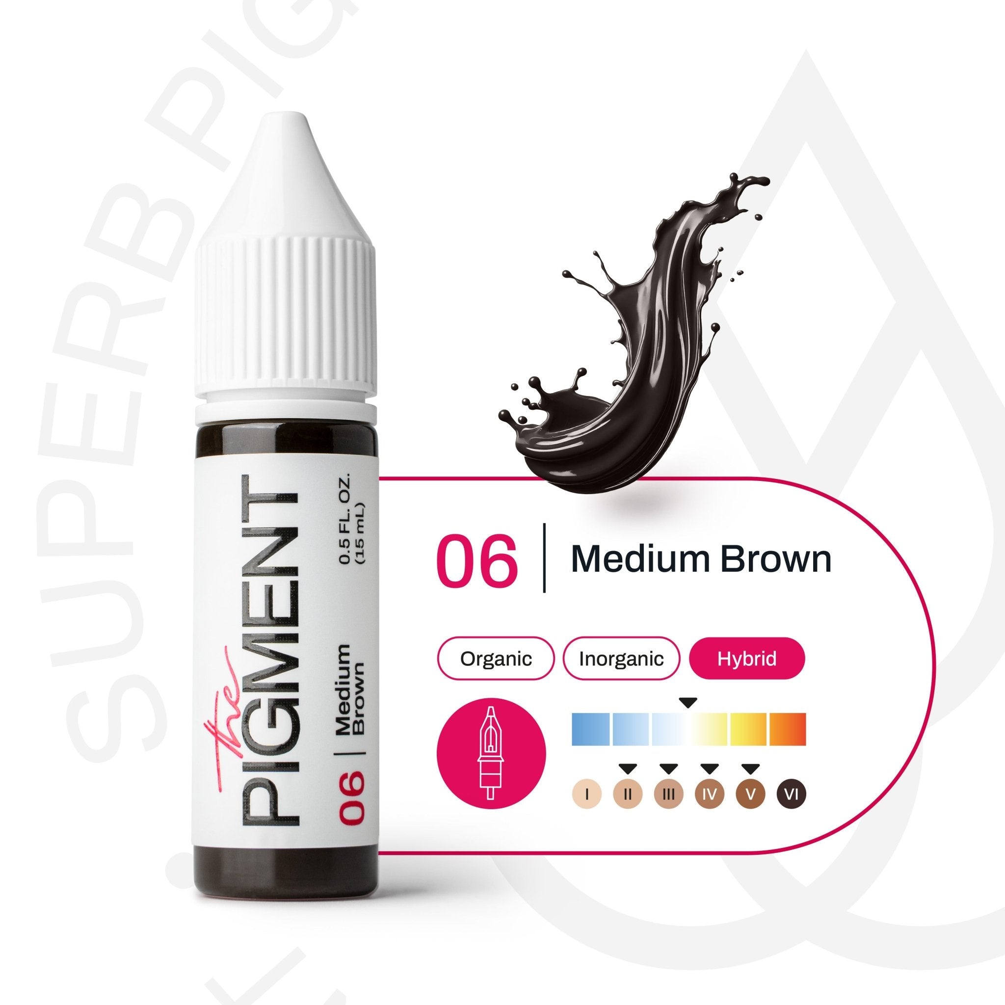 06 Medium Brown - 15ml - Brands of I.Z.M