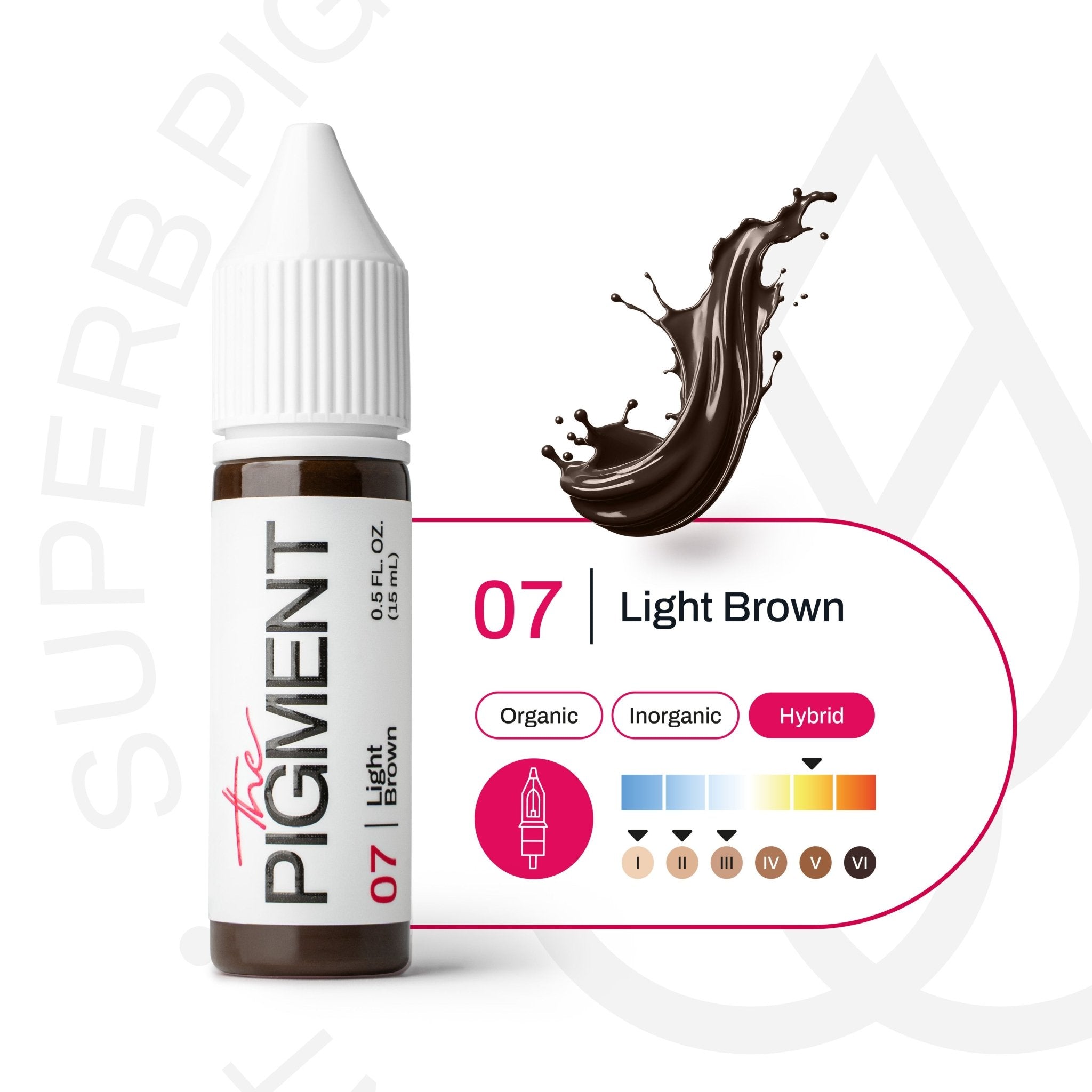 07 Light Brown - 15ml - Brands of I.Z.M