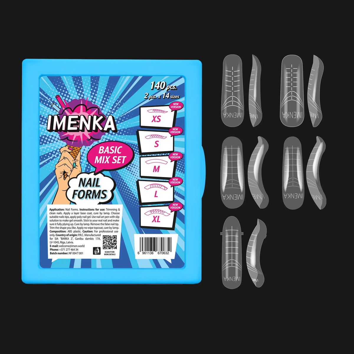 Imenka "Basic Mix", 140pcs