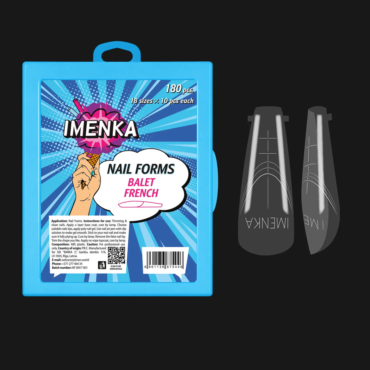 Imenka "Balet French", 180pcs