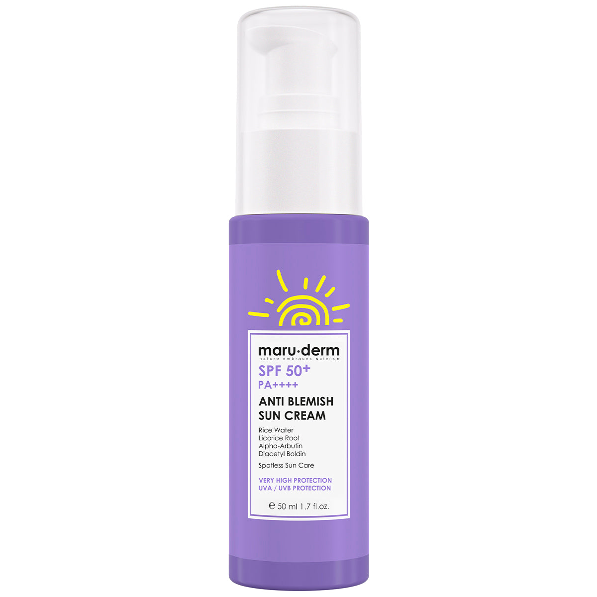 SPF 50+ Anti Blemish Sun Cream 50 ML