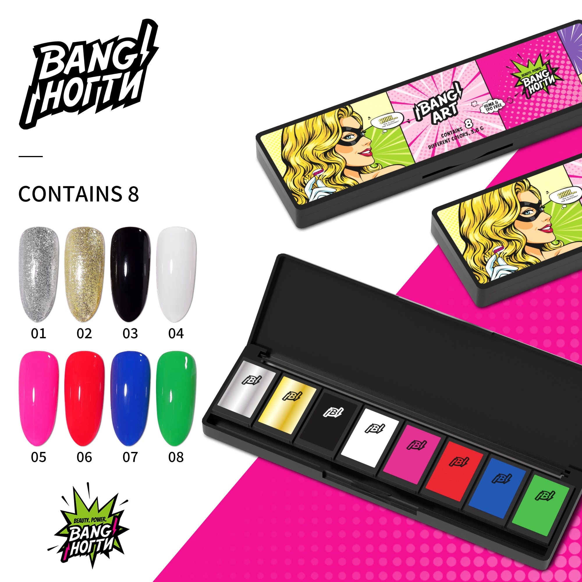 BANG ART - 8 boja - Brands of I.Z.M